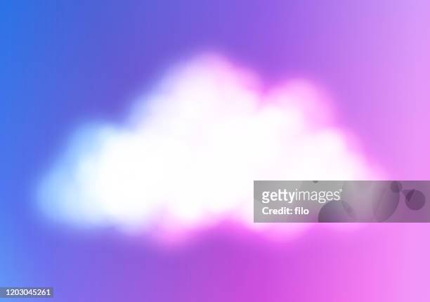 抽象發光夢想雲蒸汽波梯度 - 發夢 幅插畫檔、美工圖案、卡通及圖標