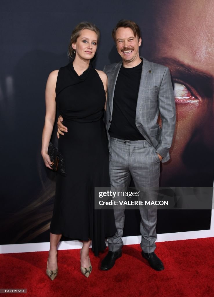 New Zealand actor Michael Dorman and his wife Marie Jachimoicz arrive