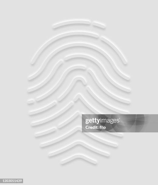 fingerprint - fingerprint stock illustrations