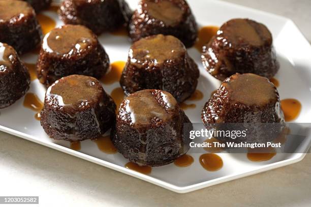 Sticky Toffee Pudding. Photographed for Voraciously at The Washington Post via Getty Images in Washington DC on February 19, 2020.