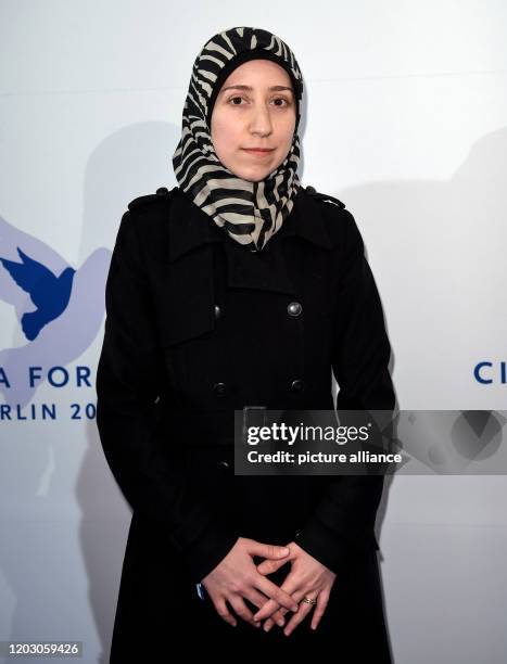 February 2020, Berlin: 70th Berlinale, Cinema for Peace Gala: Dr. Amani Ballour. The International Film Festival takes place from 20.02. To . Photo:...