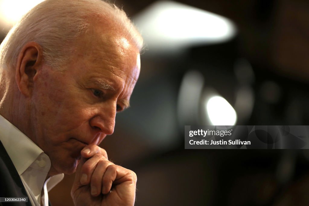 Democratic Presidential Candidate Joe Biden Campaigns In Iowa