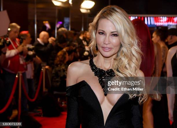 Adult film actress/director jessica drake attends the 2020 Adult Video News Awards at The Joint inside the Hard Rock Hotel & Casino on January 25,...