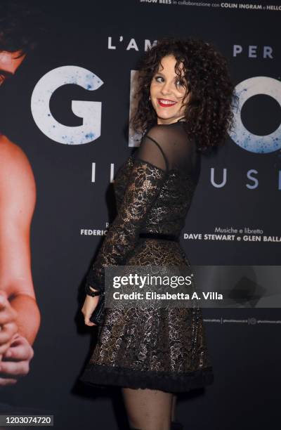 Giulia Luzi attends the "Ghost - The Musical" Photocall at Teatro Sistina on January 30, 2020 in Rome, Italy.