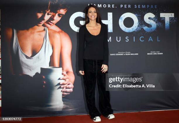 Pamela Camassa attends the "Ghost - The Musical" Photocall at Teatro Sistina on January 30, 2020 in Rome, Italy.