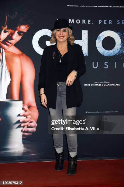 Barbara Foria attends the "Ghost - The Musical" Photocall at Teatro Sistina on January 30, 2020 in Rome, Italy.