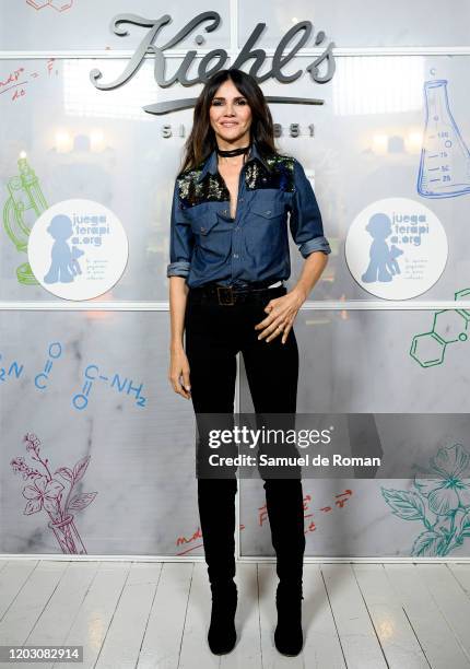 Spanish actress Goya Toledo attends during Kiehl's Since 1851 Celebrates 'Redondea Sonrisas' Charity Project on January 30, 2020 in Madrid, Spain.