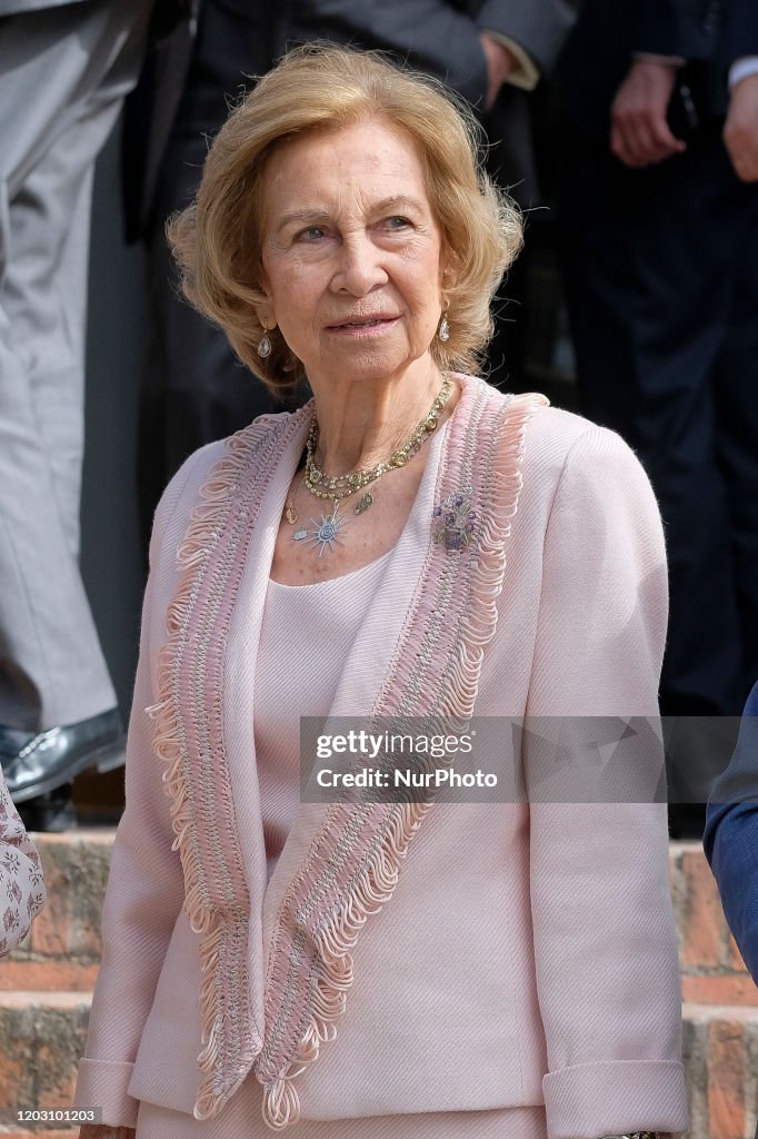 Queen Sofia Of Spain At The Inigo Alvarez De Toledo Awards