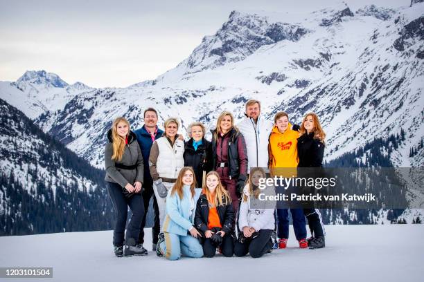 King Willem-Alexander of the Netherlands, Queen Maxima of the Netherlands, Princess Beatrix of the Netherlands, Princess Amalia of the Netherlands,...