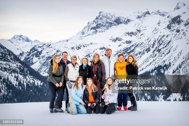 King Willem-Alexander of the Netherlands, Queen Maxima of the Netherlands, Princess Beatrix of the Netherlands, Princess Amalia of the Netherlands,...