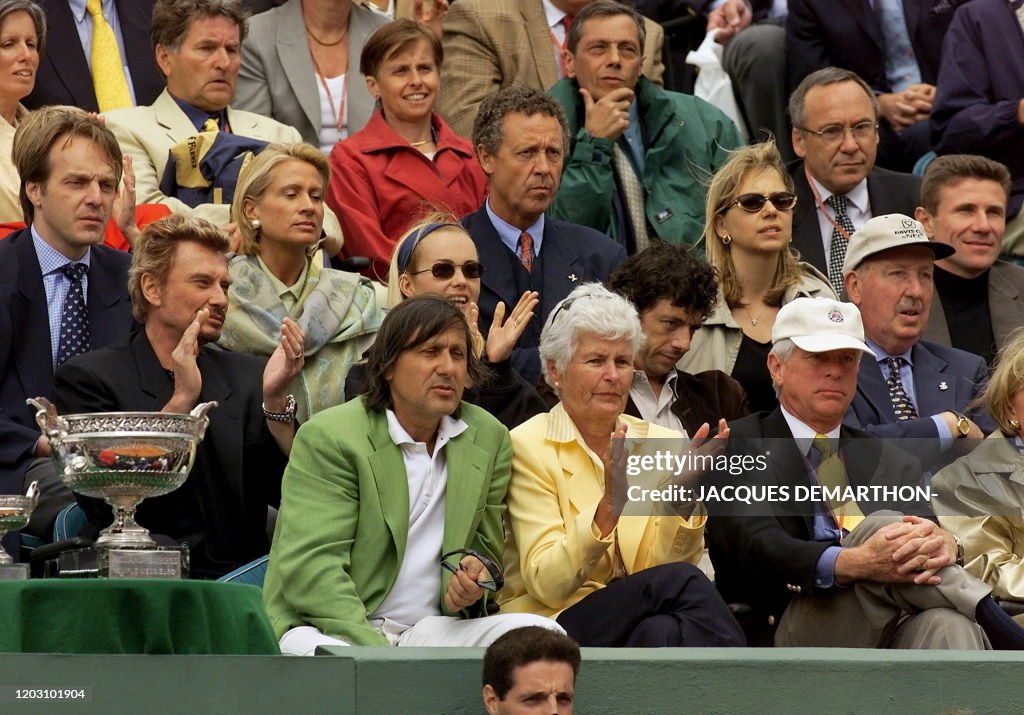 TENNIS-RG-HALLYDAY-CELEBRITIES