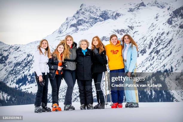 Princess Beatrix of The Netherlands, Princess Amalia of The Netherlands, Princess Alexia of The Netherlands, Princess Ariane of The Netherlands,...