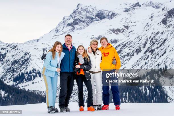 Prince Constantijn of The Netherlands, Princess Laurentien of The Netherlands, Countess Eloise of The Netherlands, Count Claus-Casimir of The...