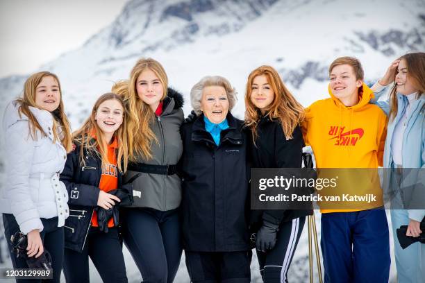 Princess Beatrix of The. Netherlands, Princess Amalia of The Netherlands, Princess Alexia of The Netherlands, Princess Ariane of The Netherlands,...