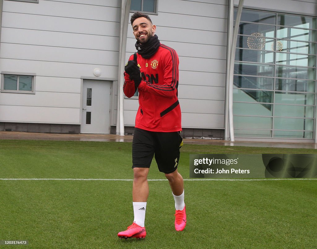 Manchester United Training and Press Conference