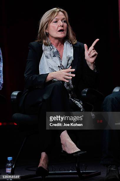 Actress Nancy Lenehan attends the 2011 CBS Summer Press Tour Day Sessions at The Beverly Hilton hotel on August 3, 2011 in Beverly Hills, California.