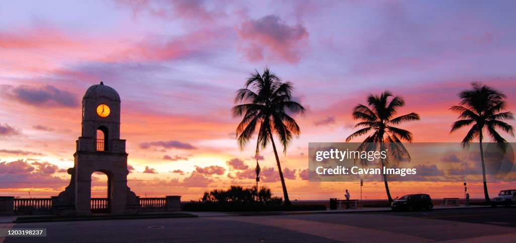 Sunrise from the past site of the old Palm Beach Pier on Palm Beach Is