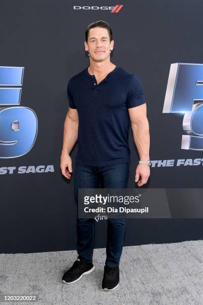 John Cena attends "The Road to F9" Global Fan Extravaganza at Maurice A. Ferre Park on January 31, 2020 in Miami, Florida.