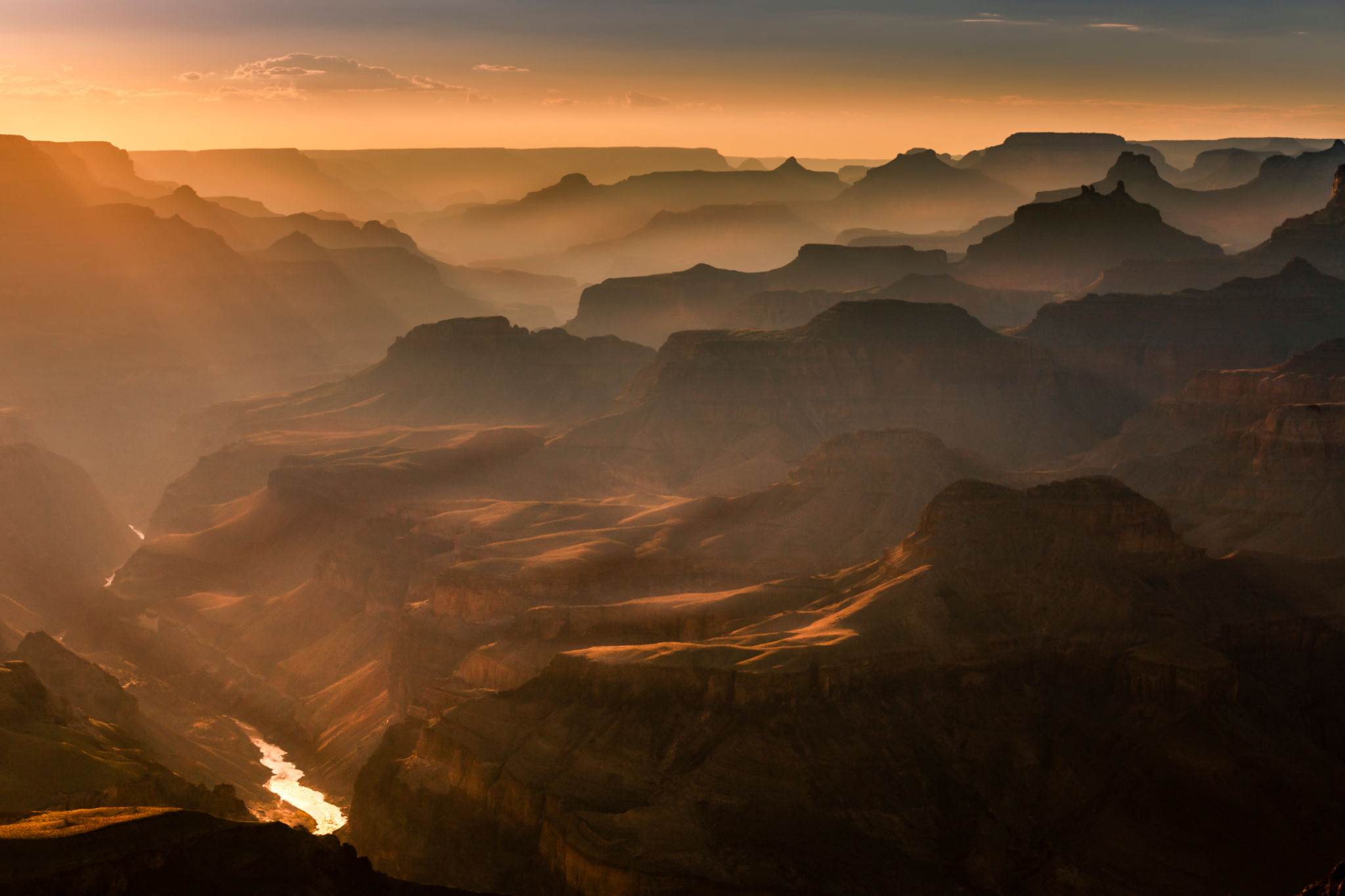 sunset desert