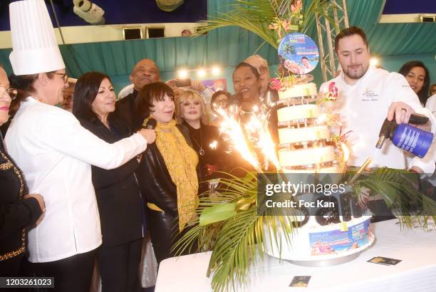 Politician Patrick Ollier, Paris Mayor Anne Hidalgo, singer Francky Vincent, Chef Babette de Rozières, Chef Eric Briffard Writer Yann Quéffelec Chef...