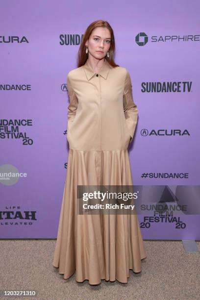 Hannah Gross attends the 2020 Sundance Film Festival "Falling" Premiere at Eccles Center Theatre on January 31, 2020 in Park City, Utah.