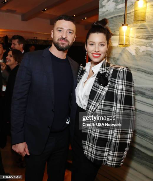 Premiere Event - The London West Hollywood in Los Angeles, California -- Pictured: Justin Timberlake and Jessica Biel --