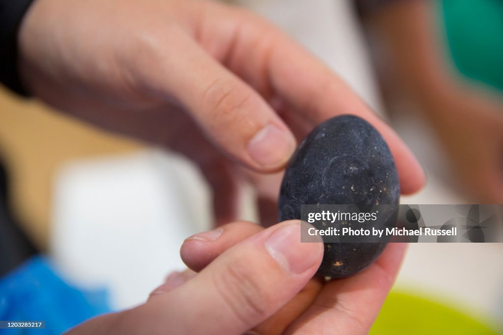 Black egg at Owakudani Volcanic Valley