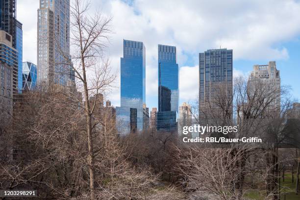 General view of the Time Warner Center on January 24, 2020 in New York City.