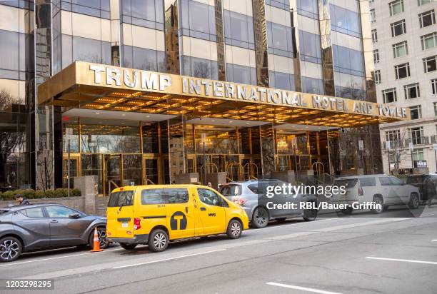 General view of the Trump International Hotel and Tower on Columbus Circle on January 24, 2020 in New York City.