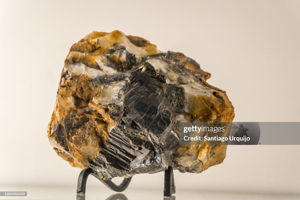Galena crystals in vein quartz