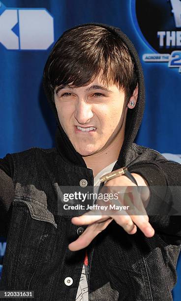 Mitchel Musso attends the premiere of "Phineas And Ferb: Across The 2nd Dimension" at the El Capitan Theatre on August 3, 2011 in Hollywood,...