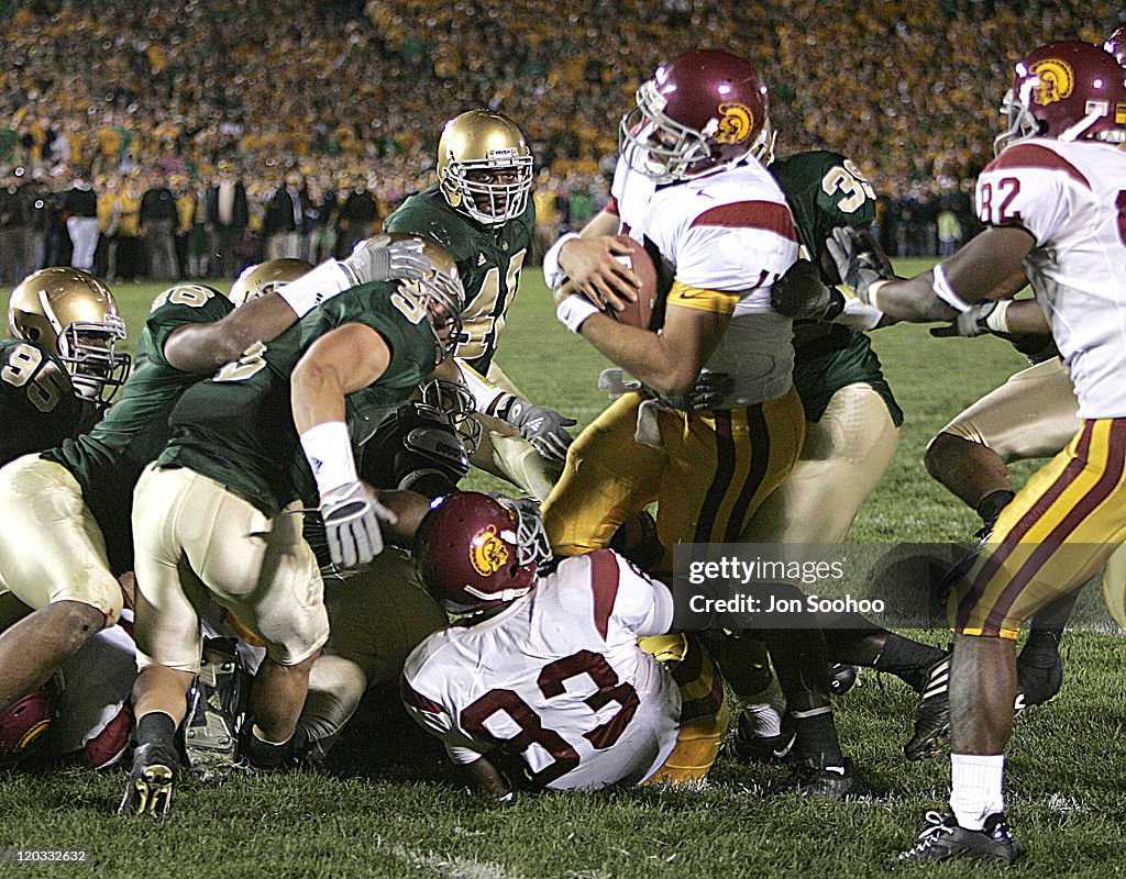 NCAA Football - USC vs Notre Dame - October 15, 2005