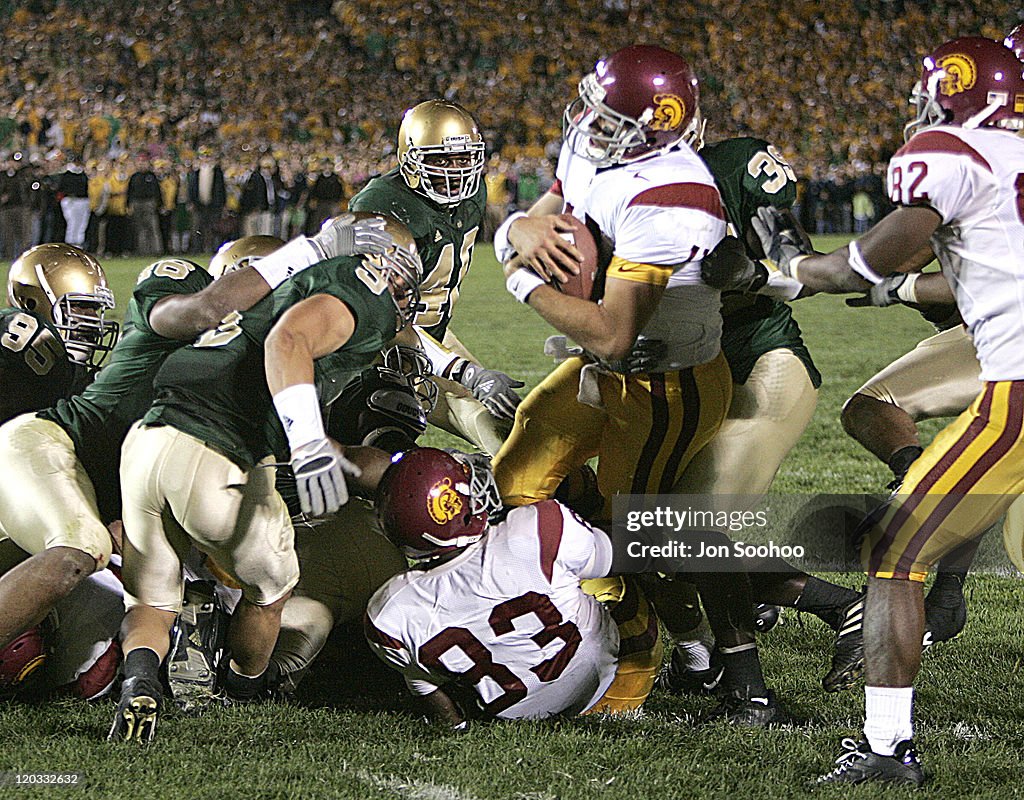 NCAA Football - USC vs Notre Dame - October 15, 2005