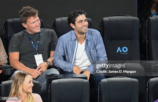 Actor Adrian Grenier attends day 13 of the 2020 Australian Open at Melbourne Park on February 01, 2020 in Melbourne, Australia.