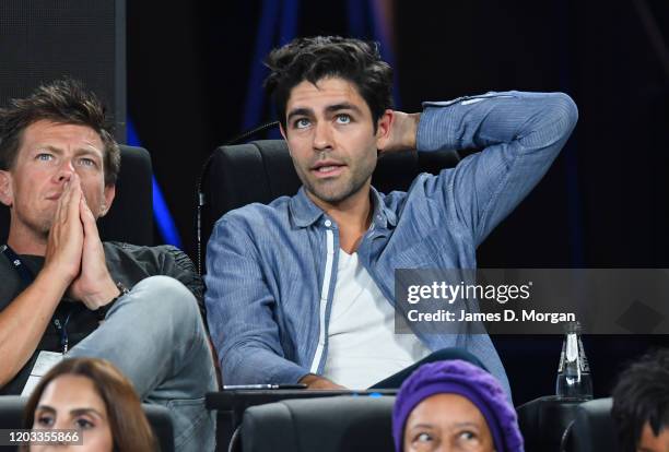 Actor Adrian Grenier attends day 13 of the 2020 Australian Open at Melbourne Park on February 01, 2020 in Melbourne, Australia.