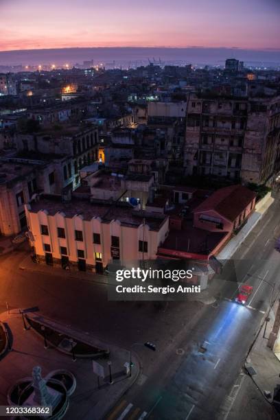 old havana at dawn - havana city stock pictures, royalty-free photos & images