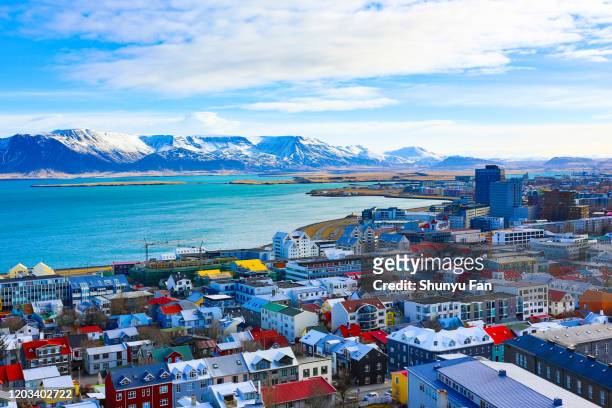 reykjavik iceland - reykjavik county stock pictures, royalty-free photos & images