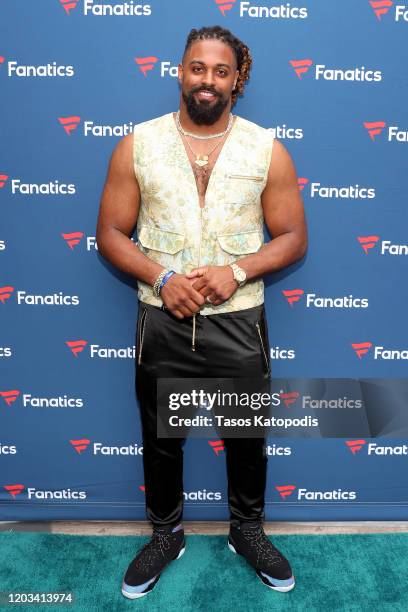 Cameron Jordan attends Michael Rubin's Fanatics Super Bowl Party at Loews Miami Beach Hotel on February 01, 2020 in Miami Beach, Florida.