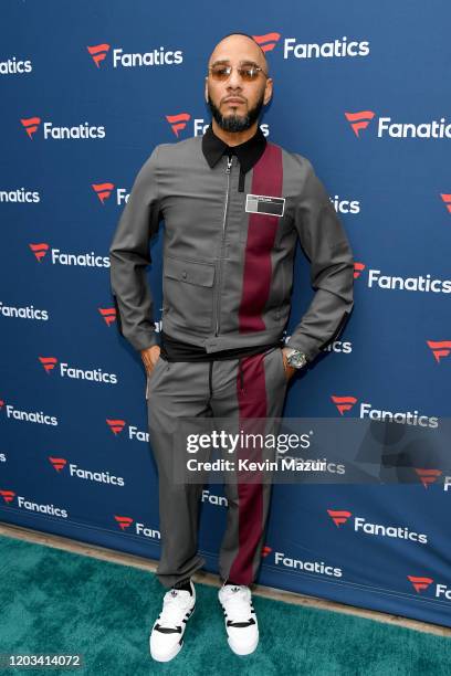 Swizz Beatz attends Michael Rubin's Fanatics Super Bowl Party at Loews Miami Beach Hotel on February 01, 2020 in Miami Beach, Florida.