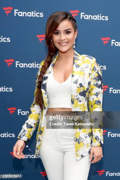 Clarissa Molina attends Michael Rubin's Fanatics Super Bowl Party at Loews Miami Beach Hotel on February 01, 2020 in Miami Beach, Florida.