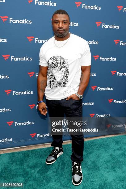 Brian Westbrook attends Michael Rubin's Fanatics Super Bowl Party at Loews Miami Beach Hotel on February 01, 2020 in Miami Beach, Florida.