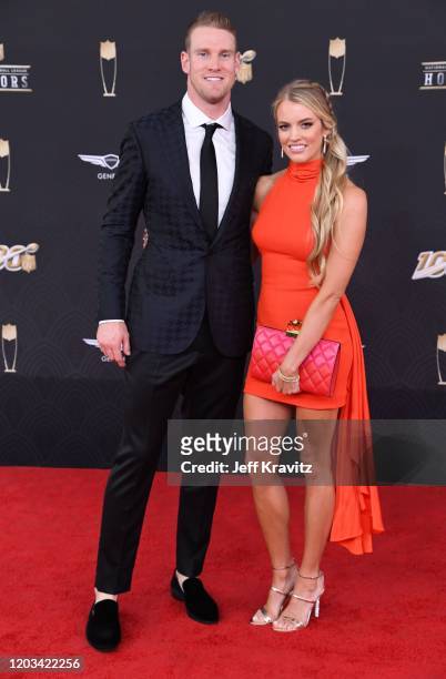 Ryan Tannehill and Lauren Tannehill attend the 9th Annual NFL Honors at Adrienne Arsht Center on February 01, 2020 in Miami, Florida.