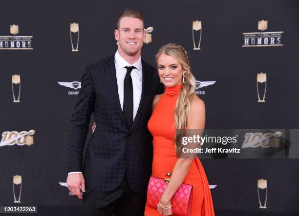 Ryan Tannehill and Lauren Tannehill attend the 9th Annual NFL Honors at Adrienne Arsht Center on February 01, 2020 in Miami, Florida.