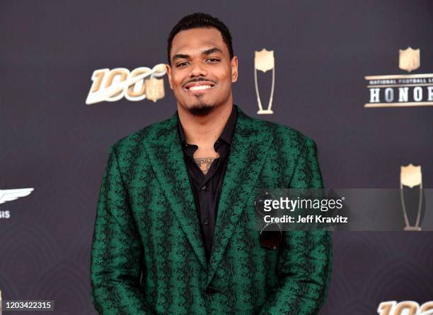 Ronnie Stanley attends the 9th Annual NFL Honors at Adrienne Arsht Center on February 01, 2020 in Miami, Florida.
