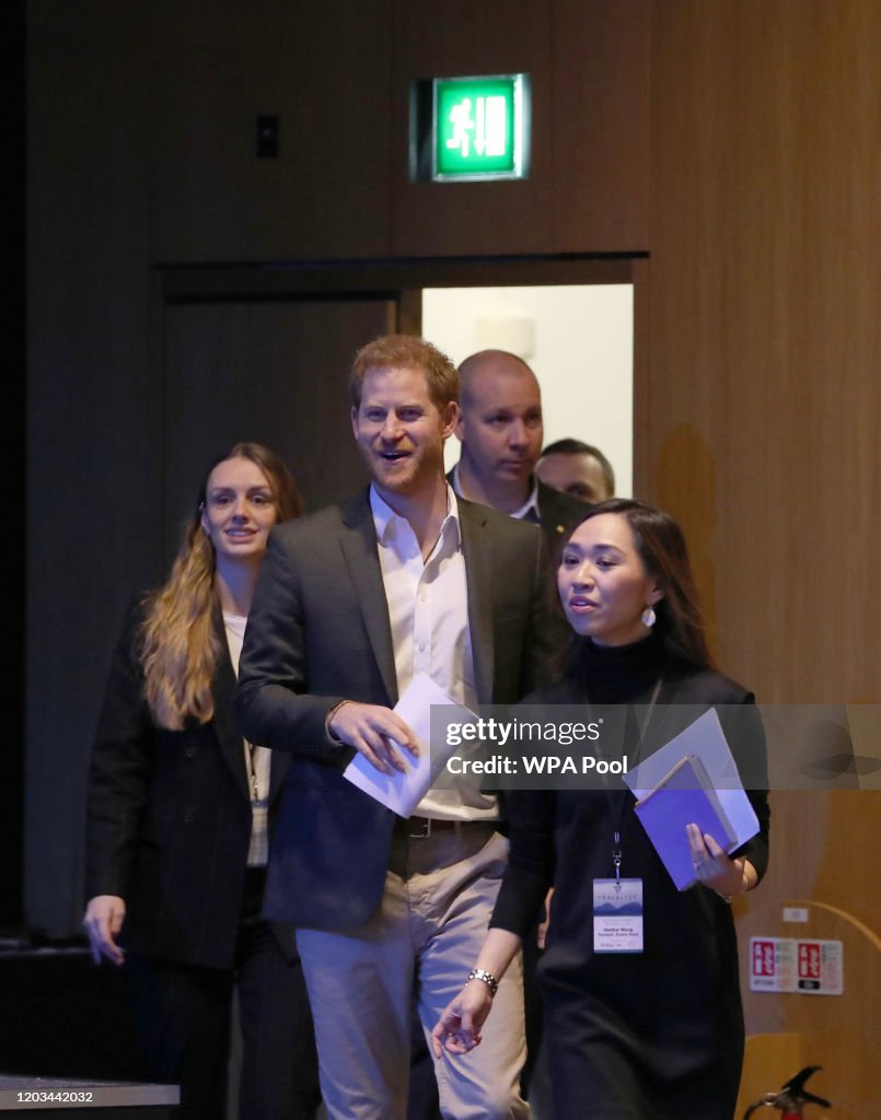 Prince Harry, Duke of Sussex Attends The Travelyst Sustainable Tourism Summit