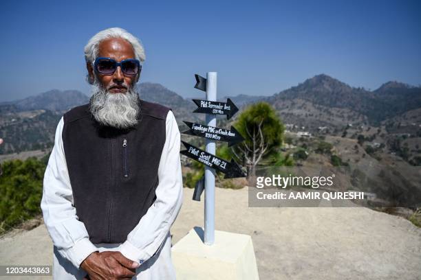 Pakistani villager Mohammad Yaseen, one of those who captured Indian pilot Wing Commander Abhinandan Varthaman at Horran village where Varthaman's...