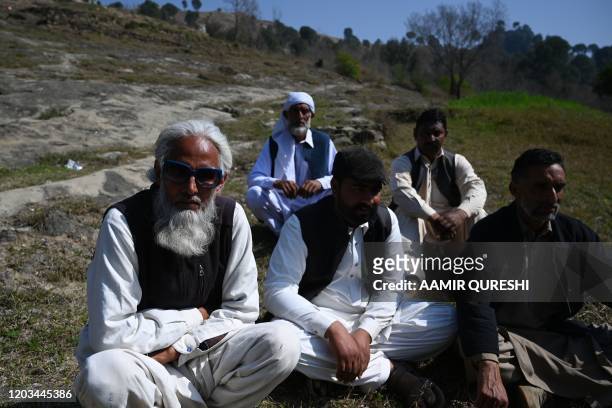 Group of Pakistani villagers, who they say captured Indian pilot Wing Commander Abhinandan Varthaman after a Mig-21 fighter aircraft was shot down...