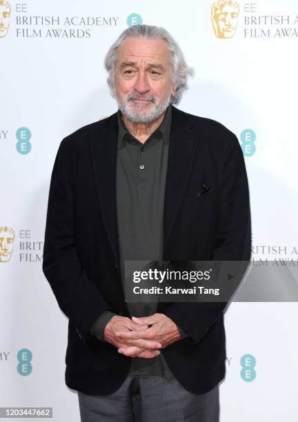 Robert De Niro attends the EE British Academy Film Awards 2020 Nominees' Party at Kensington Palace on February 01, 2020 in London, England.