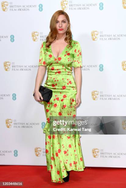 Josephine de La Baume attends the EE British Academy Film Awards 2020 Nominees' Party at Kensington Palace on February 01, 2020 in London, England.