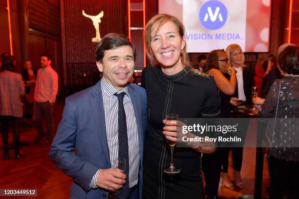 Mike Rezendes and Robin McDowell attend the 72nd Writers Guild Awards at Edison Ballroom on February 01, 2020 in New York City.